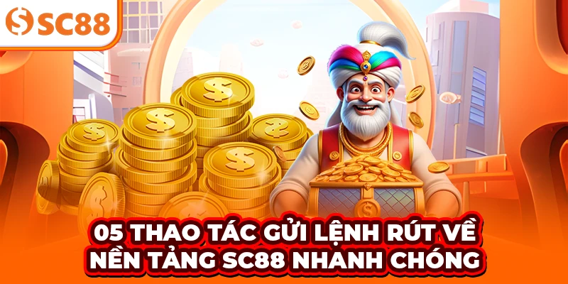 05 thao tác gửi lệnh rút về nền tảng SC88 nhanh chóng