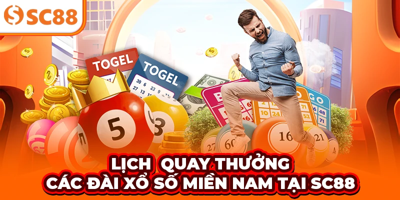 Lịch quay thưởng các đài xổ số miền Nam tại SC88