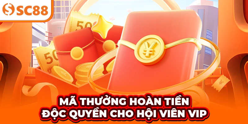 Mã thưởng hoàn tiền độc quyền cho hội viên VIP
